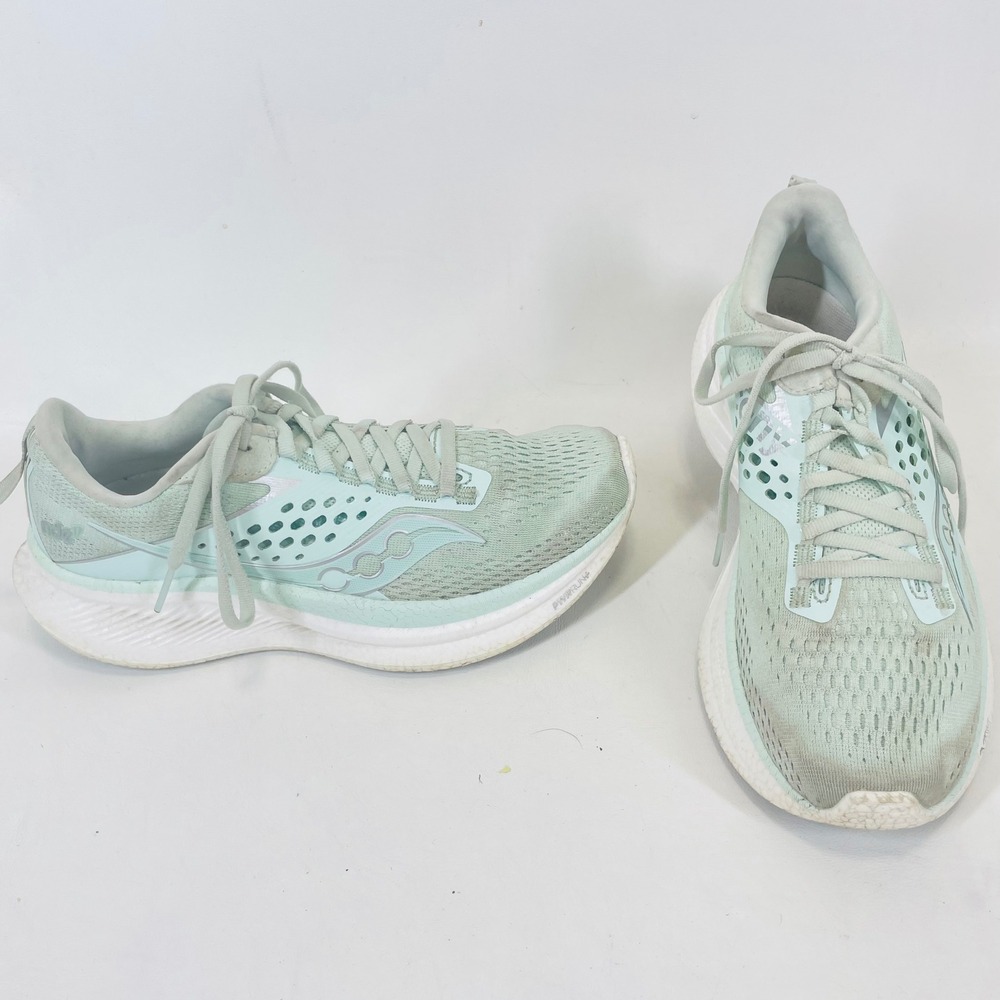 Saucony Ride 17 Womens Running Shoes Mint Blue S10924-251 Size 7